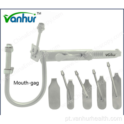 EN T Laryngoscopy Instruments Mouth Gag